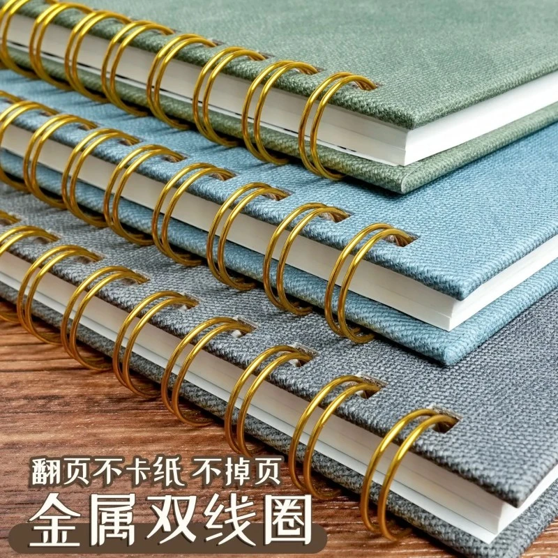 Hardcover Spiral Journal binding and cover detail